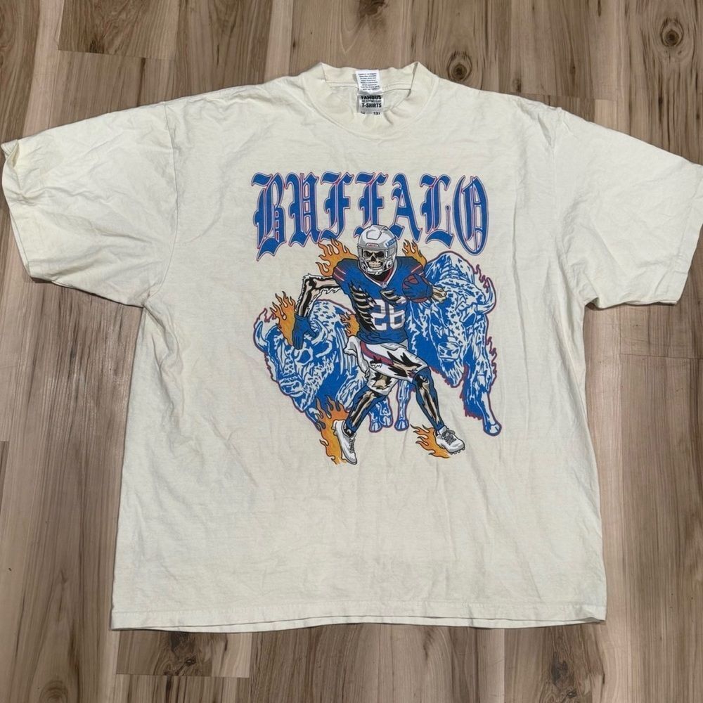 Shaka Wear Buffalo Bills Short Sleeve Tee Shirt Men’s 3XL XXXL
